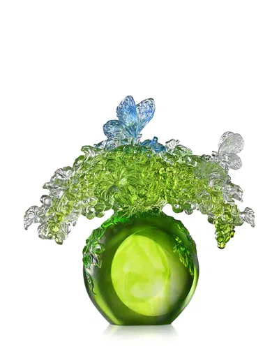Liuli Limited Edition All Is Beautiful Crystal Glass Figure In Sky Blue