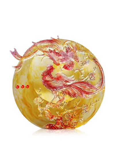 Liuli Limited Edition Beauty Birthed From Harmony Crystal Glass Figure In Gold