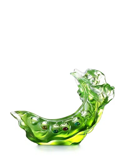 Liuli Limited Edition Beauty Within Crystal Glass Figure In Green