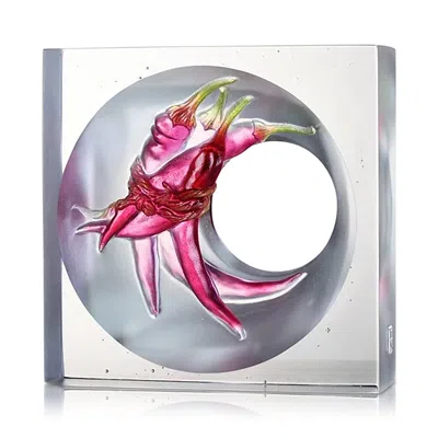 Liuli Limited Edition Only Sincerity Is Everlasting Crystal Glass Figure