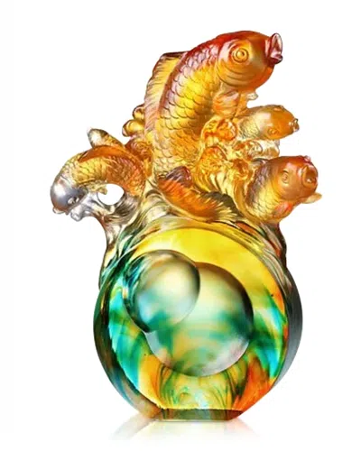 Liuli Limited Edition Together We Charge Crystal Glass Figure