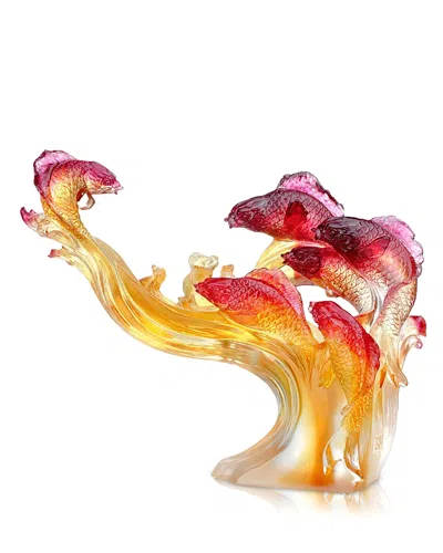 Liuli Limited Edition We Are Dragons Crystal Glass Figure In Multi