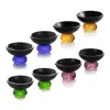 Liuli Porcelain Sake Cup With Crystal Base, The Two Of Us, Sip Of Preciousness, Set Of 8 In Mixed