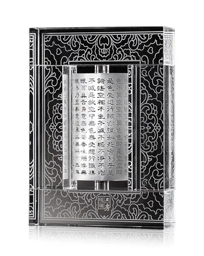 Liuli Pure Heart Revolution Crystal Prayer Wheel In Clear