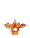 Liuli Rising New Era Goldfish Sculpture In Red/gold
