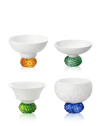 Liuli Seasonal Treasures Sake Cups, Set Of 4 In Multi