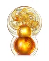 Liuli Source Of Abundance Crystal Sculpture In Amber