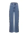 Liuregali Baggy Wide-legged Jeans In Blue