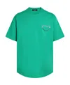 Liuregali Logo Details Short-sleeved T-shirt In Green