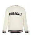 Liuregali Long-sleeved Sweater In White