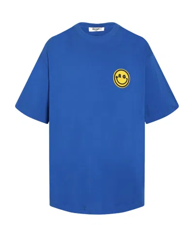 Liuregali Printed Short-sleeved T-shirt In Blue