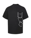 Liuregali Round-necked Logo T-shirt In Black