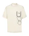 Liuregali Round-necked Logo T-shirt In White