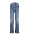 Liuregali Straight Zipper Jeans In Blue