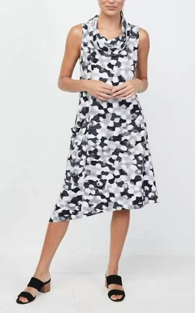 Liv By Habitat Arthouse Jersey Cowl Tank Dress In Cloud In White