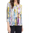 Liv By Habitat Arthouse Knit Easy Tee - Multi In Multi