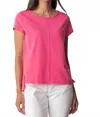 Liv By Habitat Essential Cap Sleeve Tee In Fuchsia In Pink