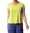 Liv By Habitat Essential Cap Sleeve Tee In Lime In Green