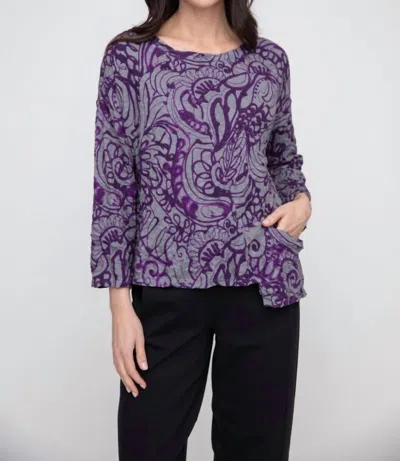 Liv By Habitat Jet Set Crinkle Topper In Amethyst