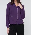 Liv By Habitat Liv's Zipper Moto Jacket In Amethyst