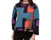 Liv By Habitat Multi Print Pullover Sweater In Multi