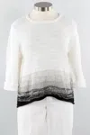 Liv By Habitat Ombre Mixed Stitch Pullover Sweater In Sand In Beige