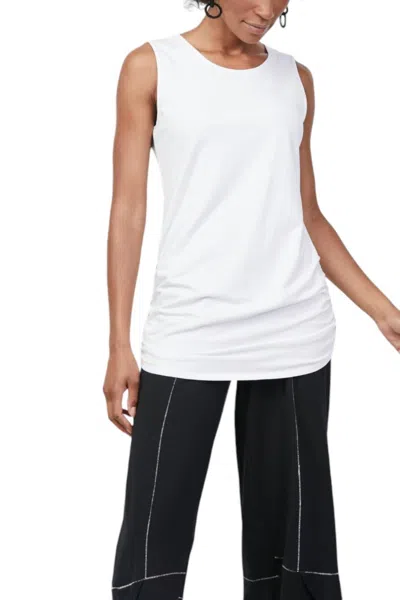 Liv By Habitat Ruched Tank Top In White