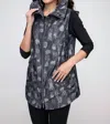 Liv By Habitat Scuplt Cinched Toggle Vest In Black