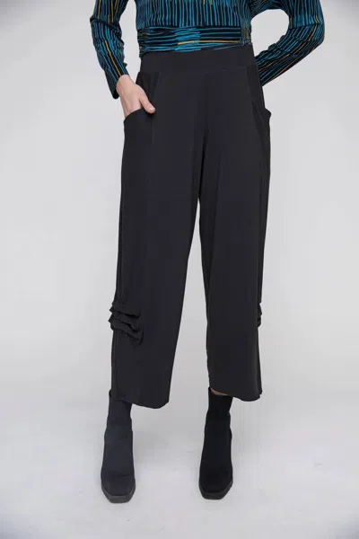 Liv By Habitat Side Pleat Knit Pants In Black