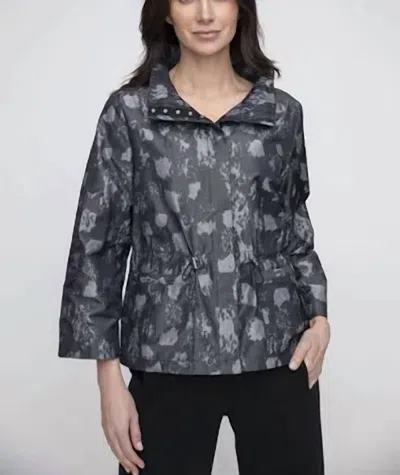 Liv By Habitat Snap Toggle Montauk Jacket In Black In Blue