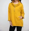Liv By Habitat Toggle Zip Pullover In Gold In Gold