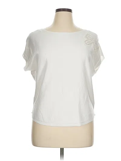 Pre-owned Liv Cardigan Sweater In White