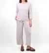 Liv Elliptical Long Sleeve Pullover In Pink