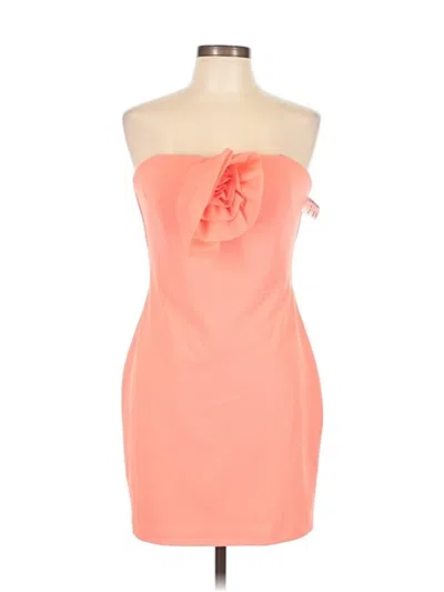 Pre-owned Liv Foster Cocktail Dress In Orange