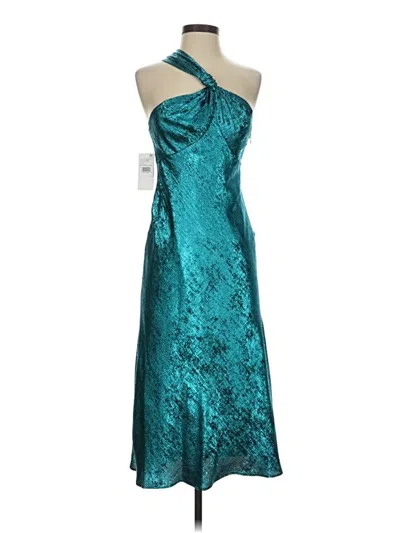 Pre-owned Liv Foster Cocktail Dress In Teal