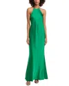 Liv Foster Halter Maxi Dress In Green