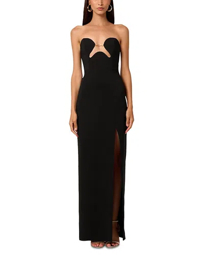 LIV FOSTER MADISON CREPE LONG DRESS