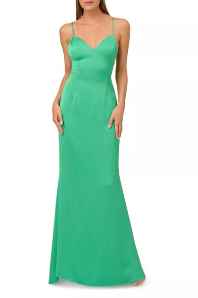 Liv Foster Ml1e208205 Fitted Long Formal Evening Prom Dress In Green