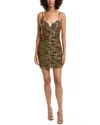 Liv Foster Pleated Cocktail Dress In Multi