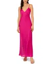 Liv Foster Satin A Line Dress In Pink