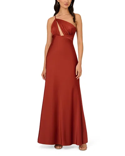 LIV FOSTER SATIN ASYMMETRIC GOWN