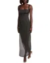 Liv Foster Spaghetti Strap Maxi Dress In Black