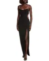 Liv Foster Spaghetti Strap Maxi Dress In Green