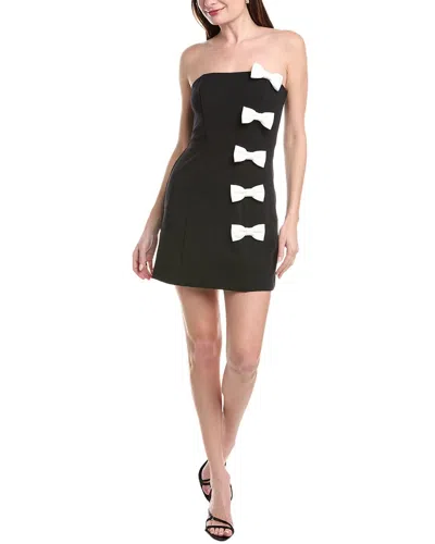 Liv Foster Stretch Crepe Mini Dress In Black