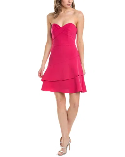 Liv Foster Twill Mini Dress In Pink