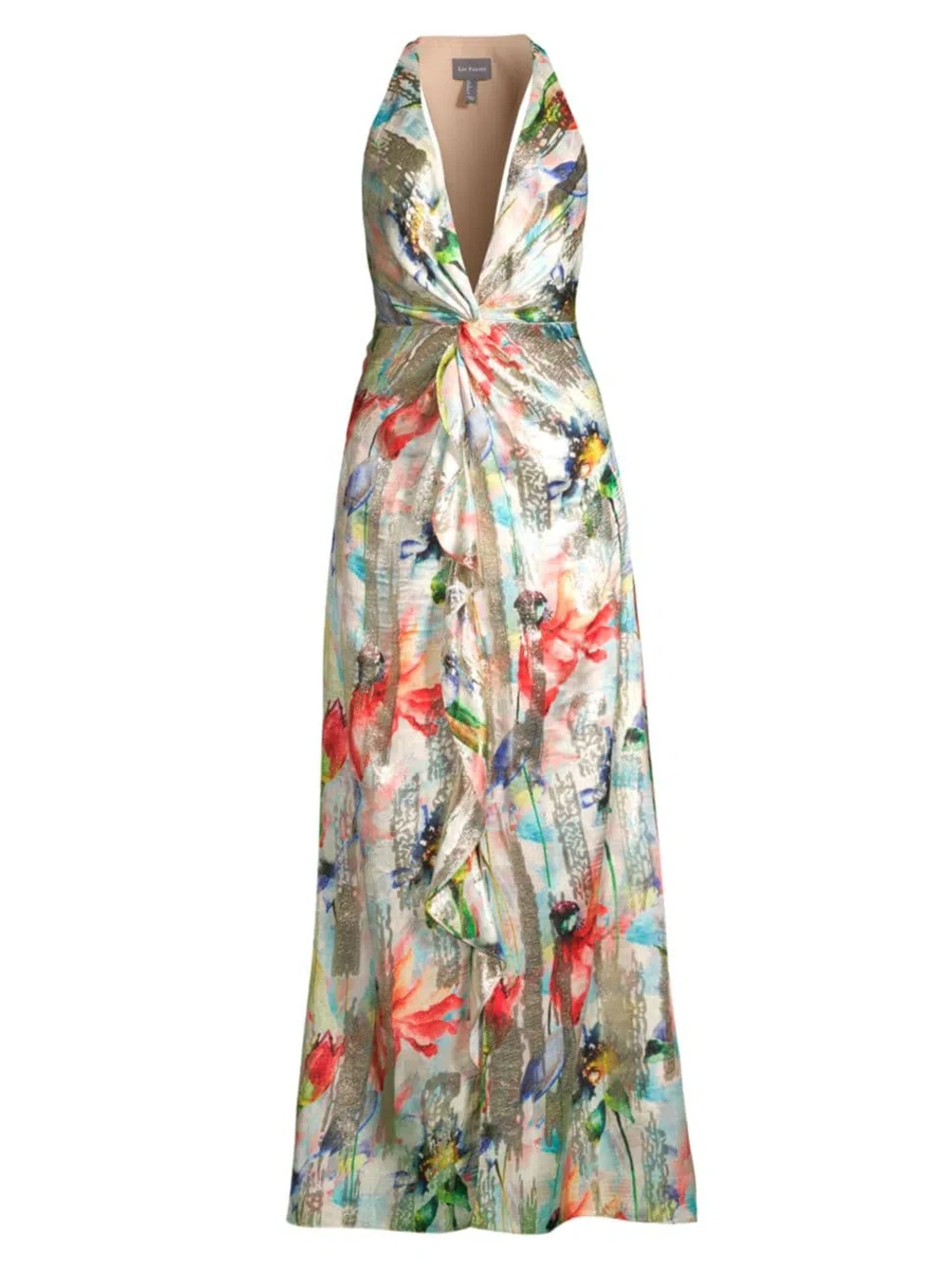 liv foster gold dress Liv Foster- Maeve Beaded Mini Dress main image 1