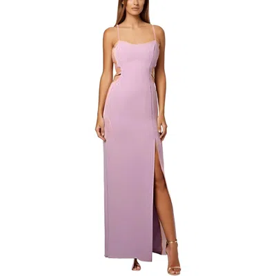 Liv Foster Womens Cut-out Long Evening Dress In Multi