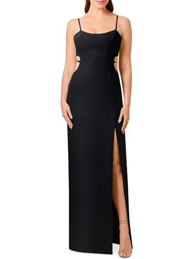 Liv Foster Women's Embellished Crepe Cut-out Gown In Black