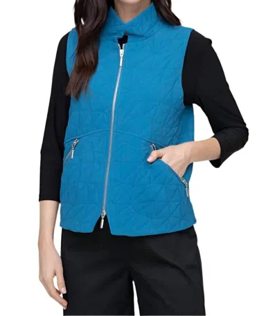 Liv Kaleidoscope City Vest In Ocean In Blue