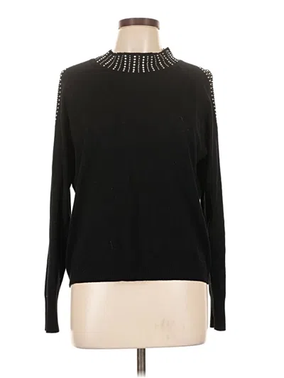 Pre-owned Liv Long Sleeve Turtleneck In Black
